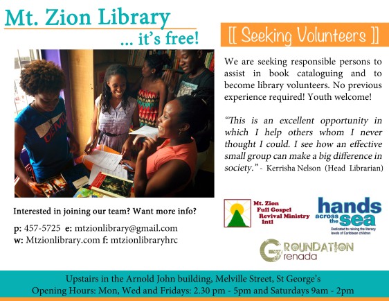 Library Volunteers Poster
